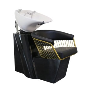 Modern Flushing Equipment Barber Chair Salon Basin Lay Down Hair Shampoo Washing Chair