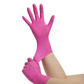 4 Mil Pink Gloves Manufacturer - Cheap EN374 100 Pcs/Box