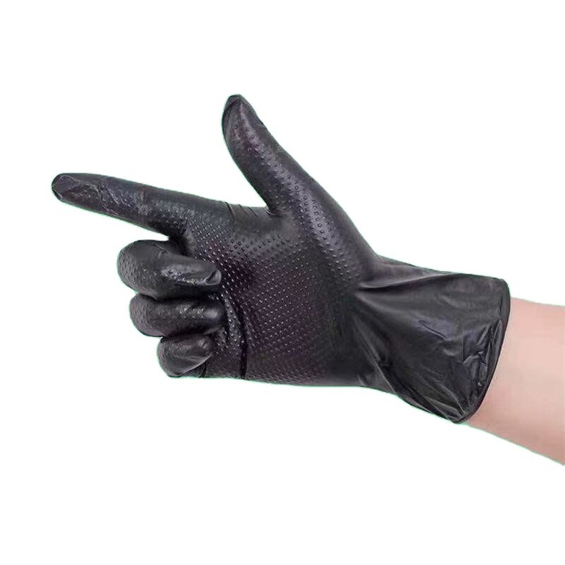 Heavy Duty Nitrile Gloves Supplier - 6mil 8mil Orange Black