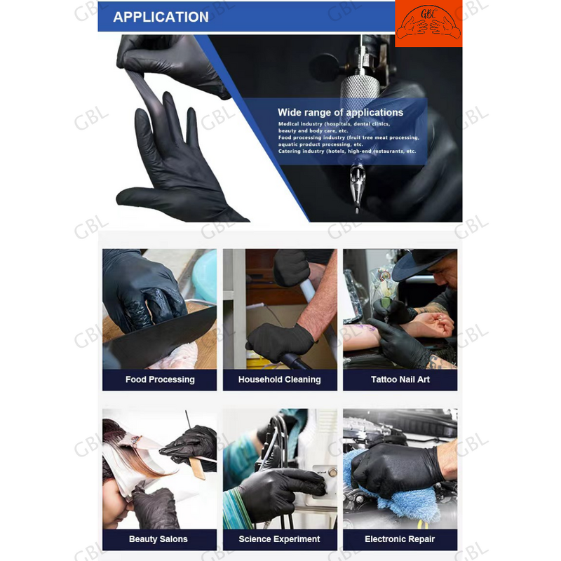 Mechanic Rubber Gloves Supplier - Oil Resistance for Work