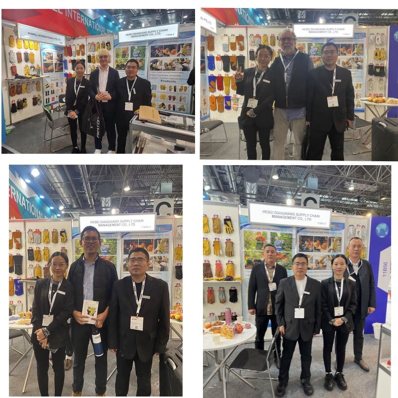 Black Sheepskin Gloves Supplier - Custom Service High Quality Men Genuine for General Operation