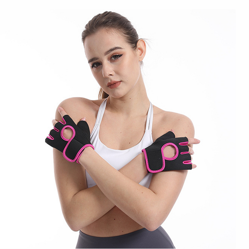 Neoprene Gym Gloves Supplier - China OEM Brand Logo Summer Black Cycling Sports Fitness
