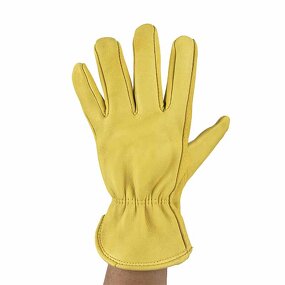 Driver Gardening Leather Gloves Factory - Stock Sale Soft Men's Women's Yellow Working Safety