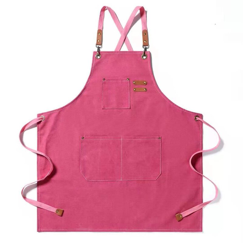 Garden Aprons Supplier - OEM Logo Cotton Canvas Durable with Tools Pockets