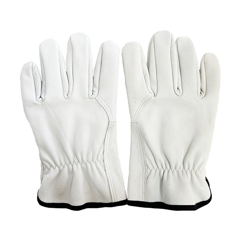 Black Sheepskin Gloves Supplier - Custom Service High Quality Men Genuine for General Operation