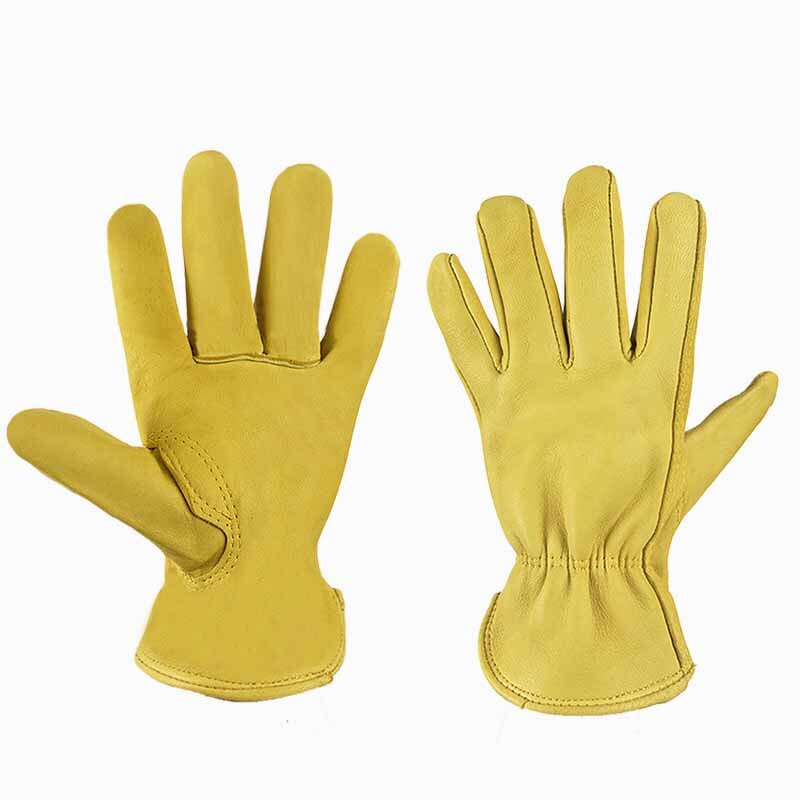 White Sheepskin Leather Gloves Manufacturer - Wholesale Custom Logo Work Safety
