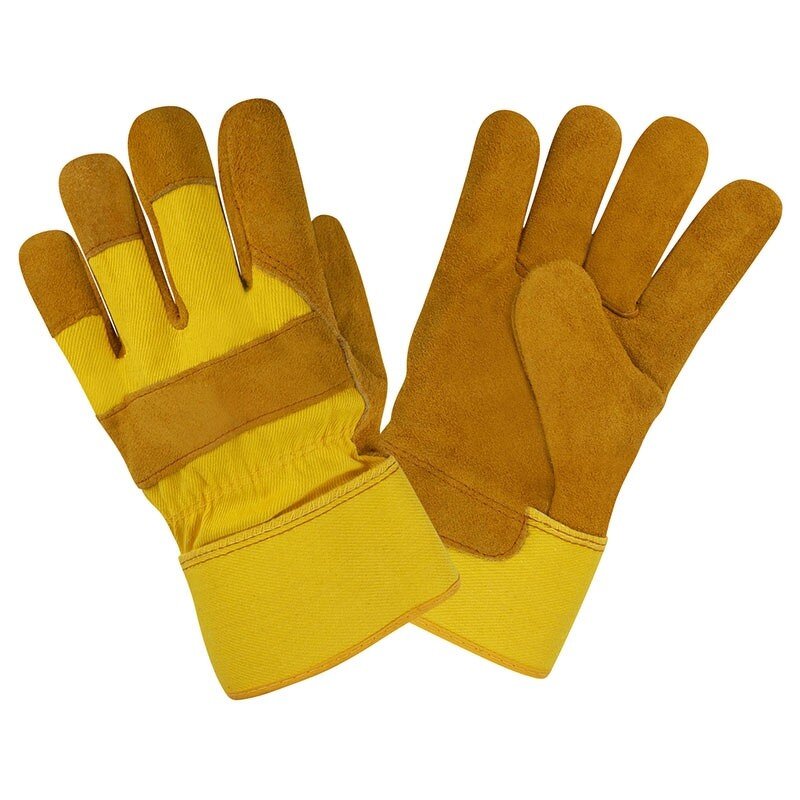 Cow Leather Work Gloves Manufacturer - Full Grain + Split Leather Factory Outlet Handling Driver Construction