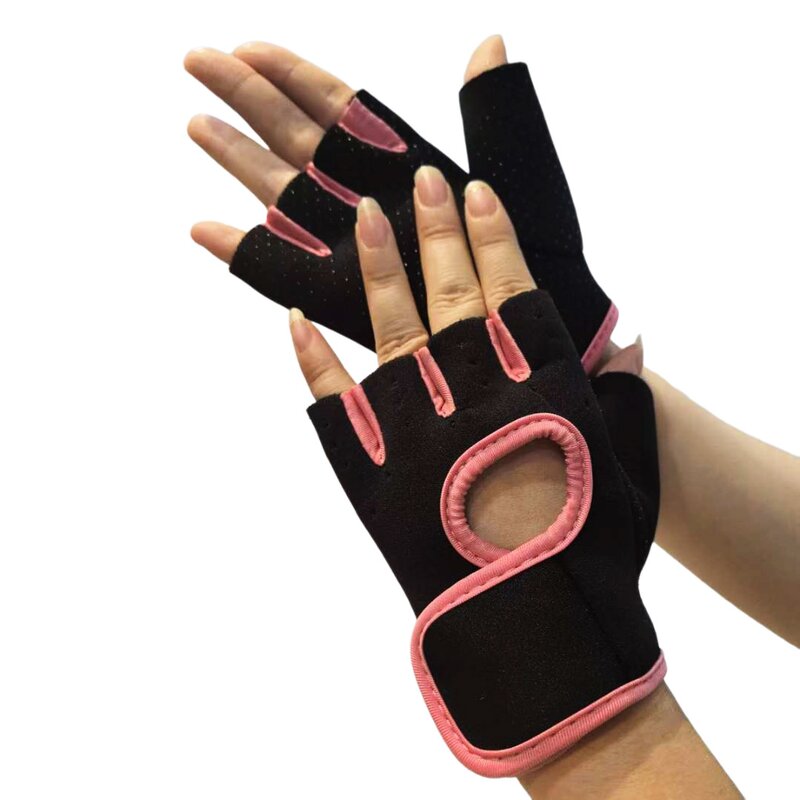 Sports Workout Gloves Supplier - Wholesale OEM Logo Breathable Anti-slip Adjustable Wrist Half Finger