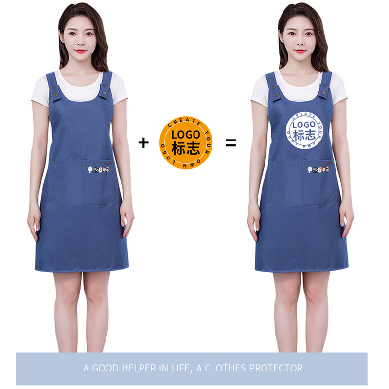 Kitchen Aprons Factory - Custom Logo Men Women Adjustable Cooking for Baking Coffee Shop