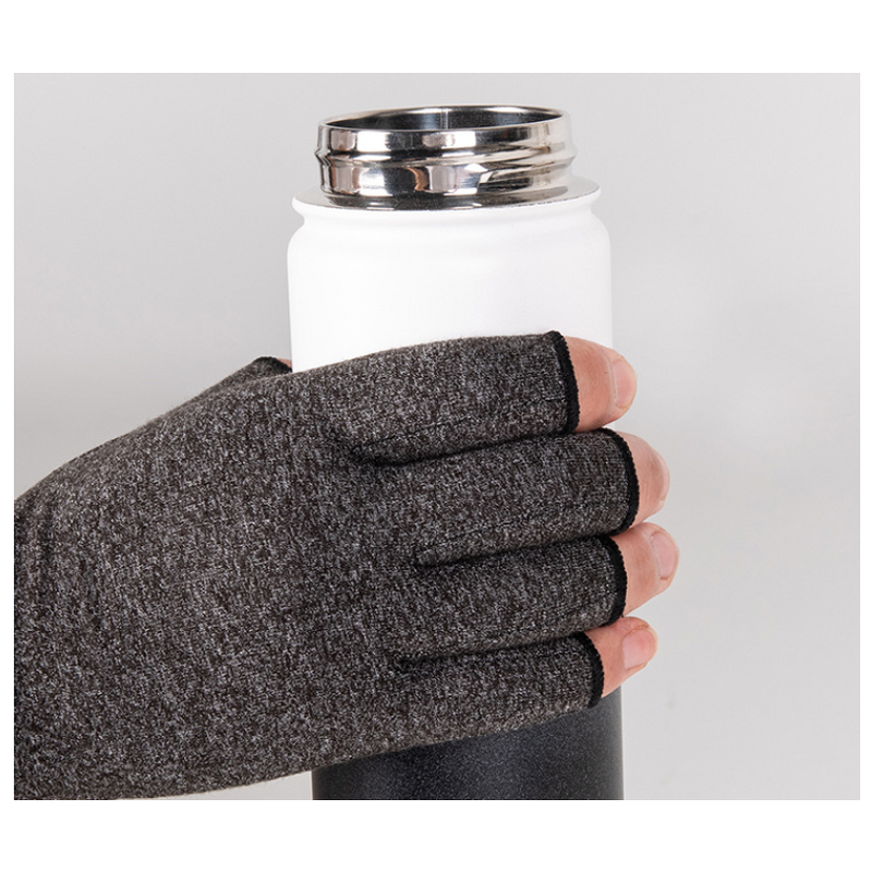 Joint Pressure Gloves Manufacturer - Wholesale Gray Half Finger Sports Gym Cycling Climbing