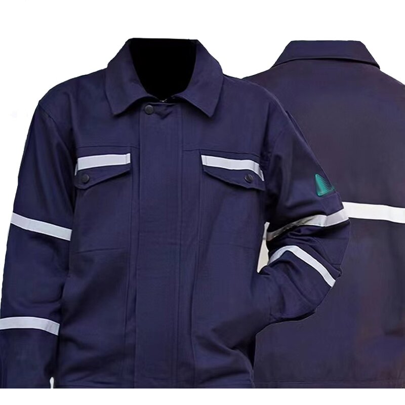 Industrial Workwear Supplier - High Quality Long Sleeve Breathable Work Uniform Custom Logo Factory Shirt