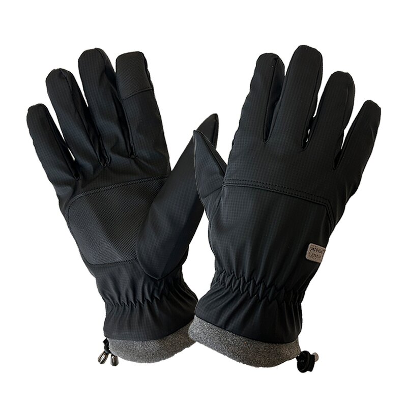 Winter Cycling Gloves Factory - OEM Logo Thermal Insulated Waterproof Touchscreen