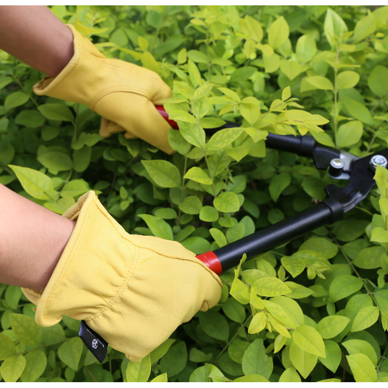 Summer Leather Biker Gloves Factory - Breathable Sheepskin with Air Hole