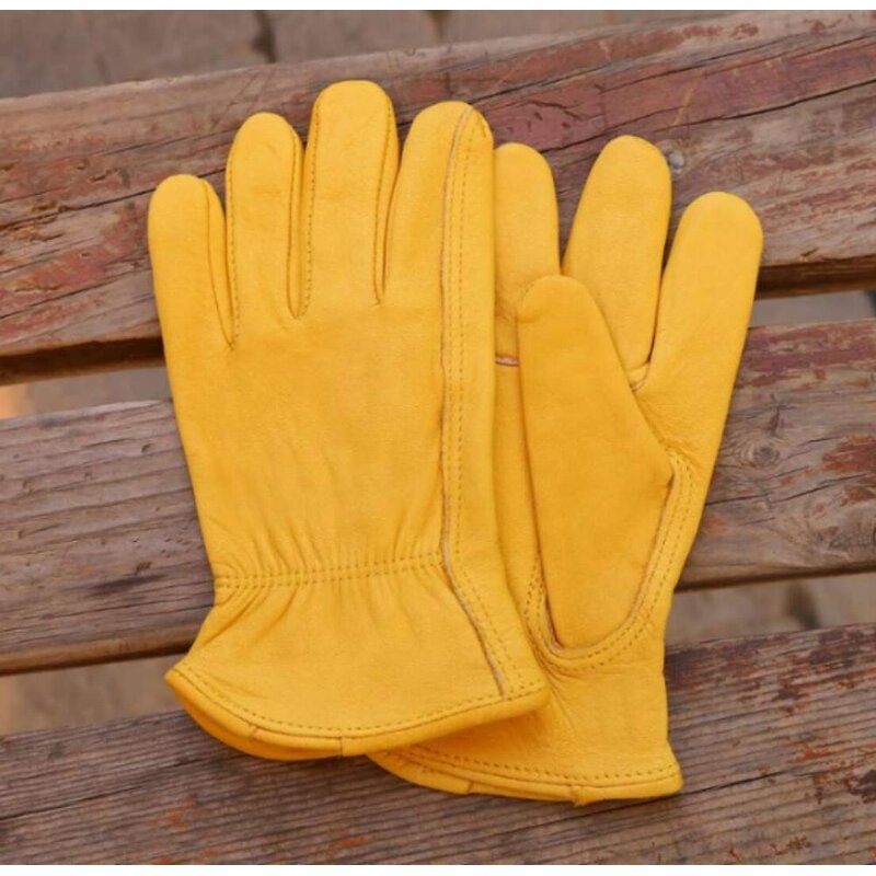 Summer Leather Biker Gloves Factory - Breathable Sheepskin with Air Hole