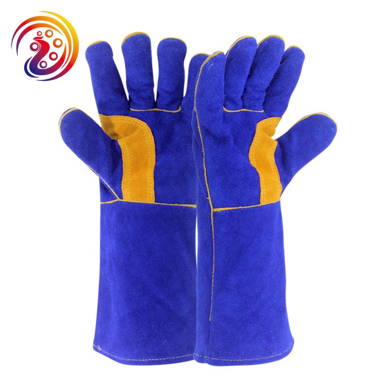 Tig Mig Welding Gloves Manufacturer - Double Palm Insulated Leather Work Glove Argon