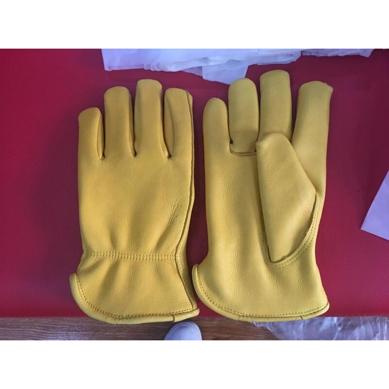 Warm Winter Gloves Factory - Split Deerskin Leather Coldproof Thermal for Women Men