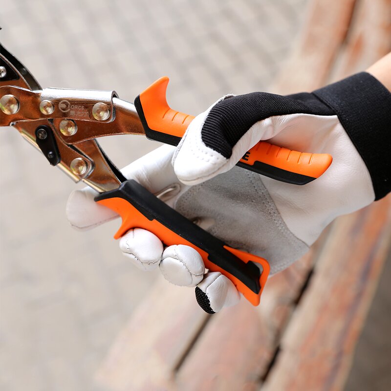 Black Work Mechanic Gloves Supplier - Cowhide Leather Drivers Motorcycle General Industrial Hardy