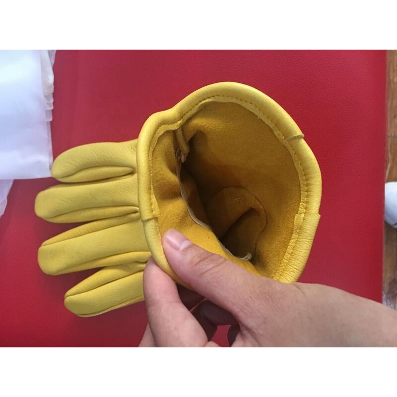 Warm Winter Gloves Factory - Split Deerskin Leather Coldproof Thermal for Women Men