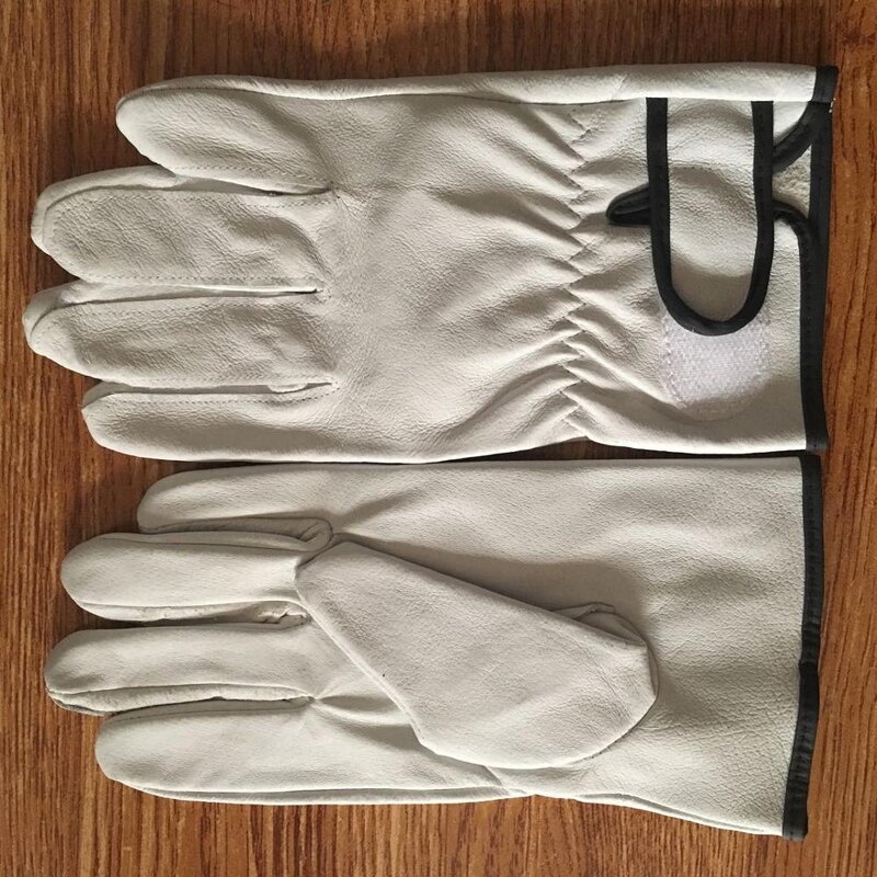 Pure Pigskin Work Gloves Factory - Olson Deepak with Cow Split Leather Plam for Driving Handling