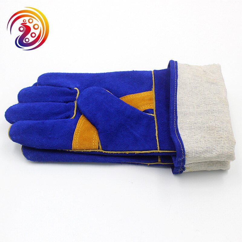 Tig Mig Welding Gloves Manufacturer - Double Palm Insulated Leather Work Glove Argon
