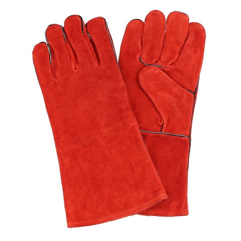 Heat Proof Welding Apron Supplier - Custom Cow Split Leather Work for Body Protection Construction