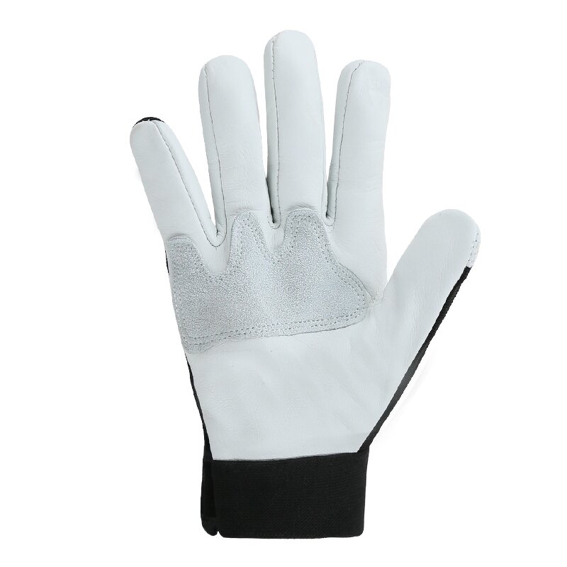 Black Work Mechanic Gloves Supplier - Cowhide Leather Drivers Motorcycle General Industrial Hardy