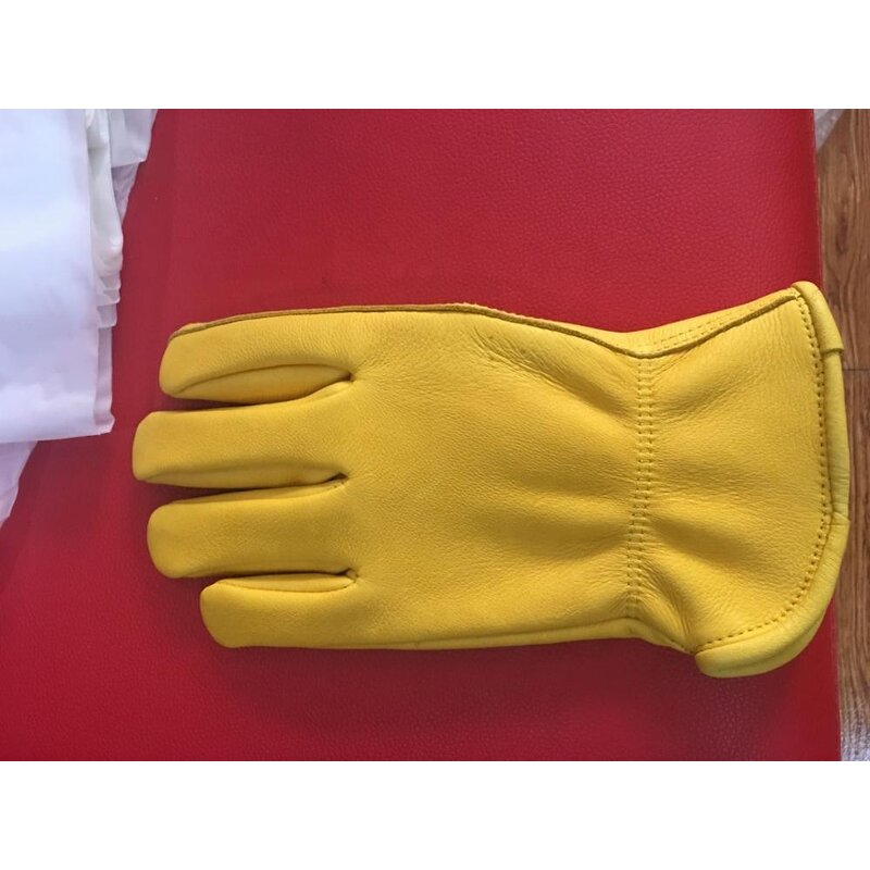 Warm Winter Gloves Factory - Split Deerskin Leather Coldproof Thermal for Women Men