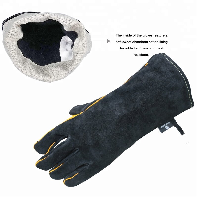 Microwave Oven Gloves Factory - Soft Cotton Heat Insulation Smoker Grill Gloves
