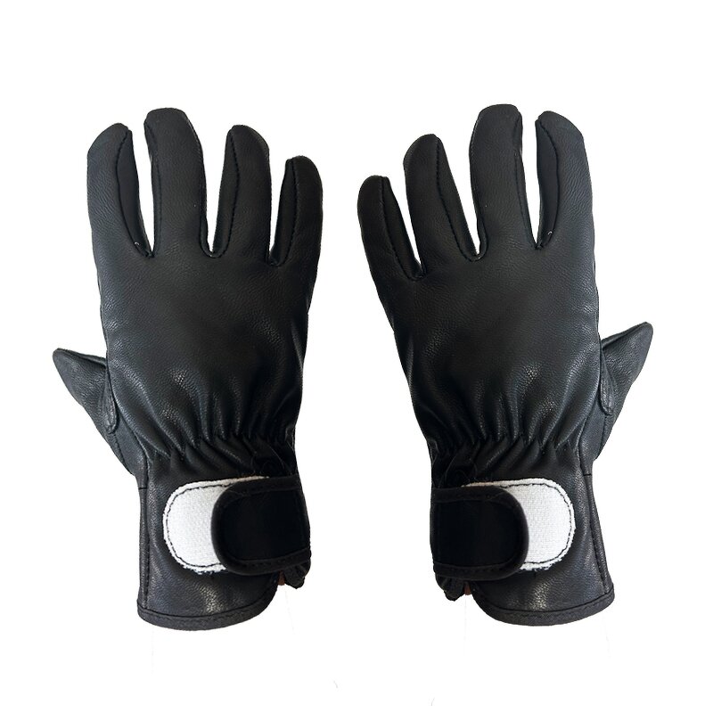 Waterproof Garden Gloves Manufacturer - Factory Price Sheepskin Leather Impact Oilfield Working With Strap