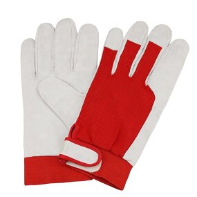 Yellow Sheepskin Leather Gloves Manufacturer - OEM Men Labor protection Lumberjack Working Glove