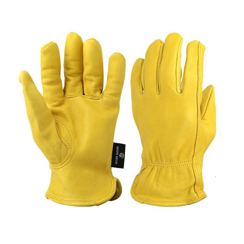 Cow Leather Work Gloves Manufacturer - Full Grain + Split Leather Factory Outlet Handling Driver Construction