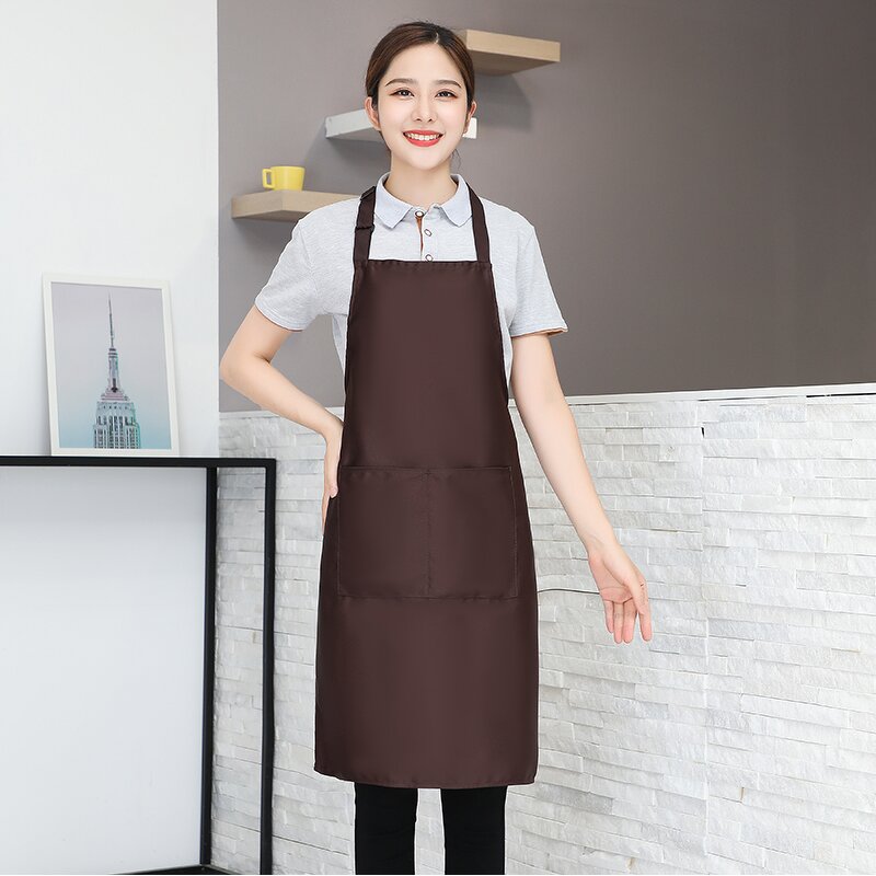 Cooking Kitchen Aprons Manufacturer - Custom Printing Men Women Black Adjustable for Cleaning
