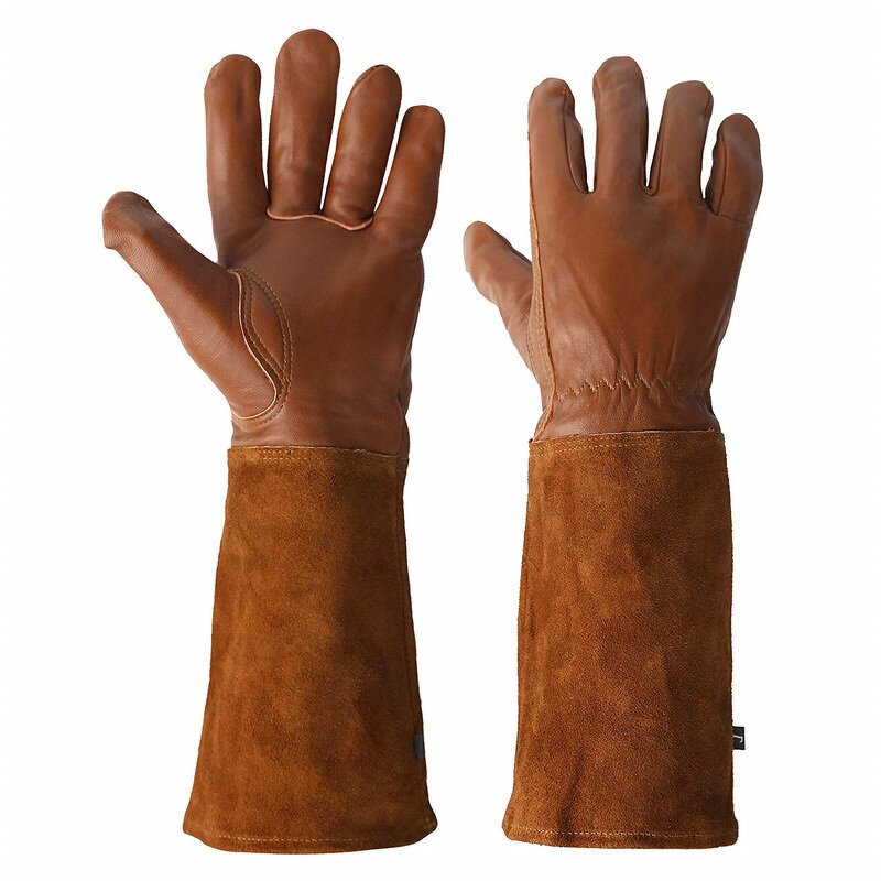 Gardening Driving Safety Gloves Manufacturer - Wholesale with Stretchable Wrist Sheepskin Leather Work Protective