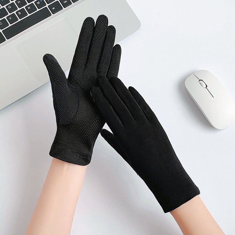 Summer Driving Gloves Supplier - Breathable Cotton Anti UV Sun Protection Wholesale