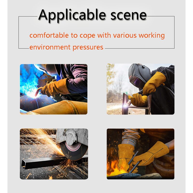 Argon Welding Gloves Manufacturer - 14 Inch for Construction Use