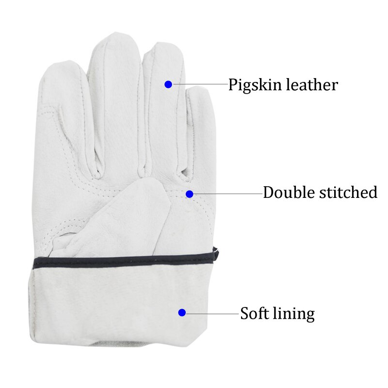 Long Sleeve Pigskin Gloves Factory - Free Sample Hand Protective Barbecue Gardening Work Safety