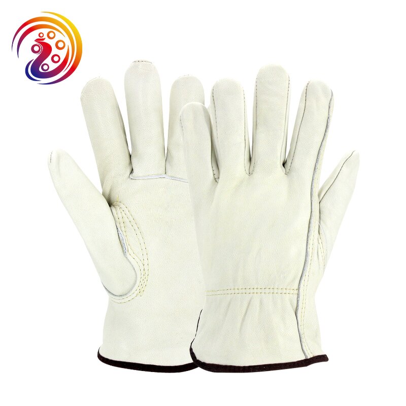 Long Sheepskin Leather Gloves Factory - Durable Heat Resistant BBQ Farm Gardening