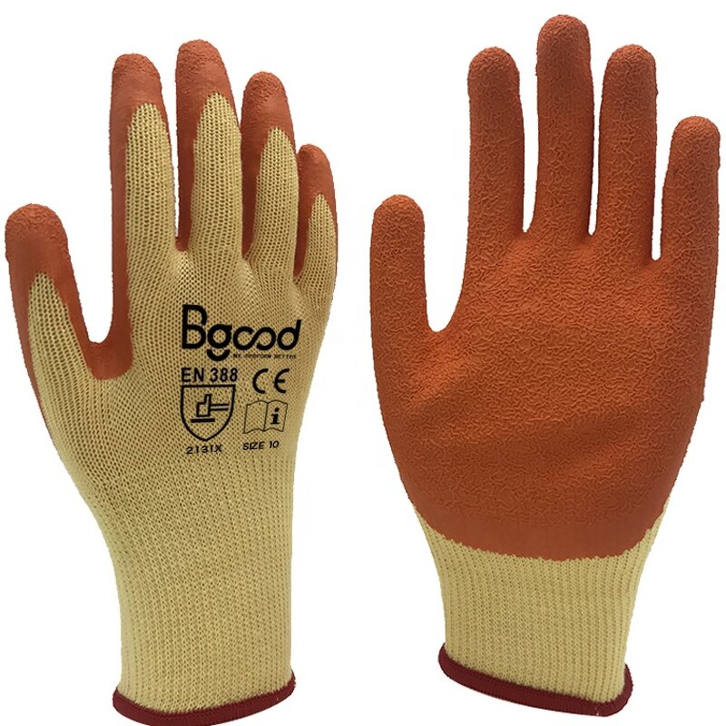 Best Selling Gloves Supplier - 10 Gauge Cotton Latex Coating