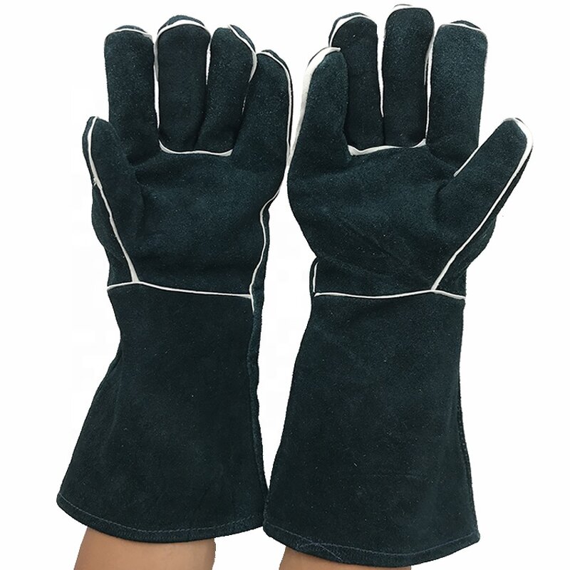 High Quality Welding Gloves Supplier - Cowspilt Leather Heat