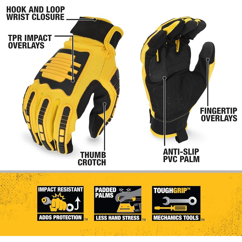 TPR Impact Resistant Gloves Manufacturer - Customs LOGO