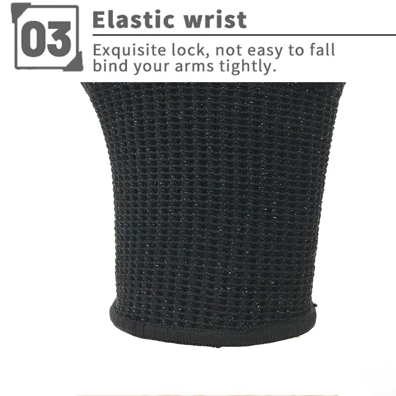 Reinforcement Thumb Gloves Supplier - Sandy Nitrile Level