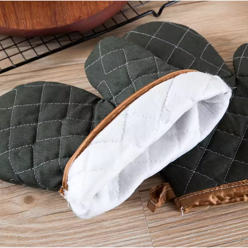 Cotton Oven Mitts Supplier - Kitchen Heat Resistant 500