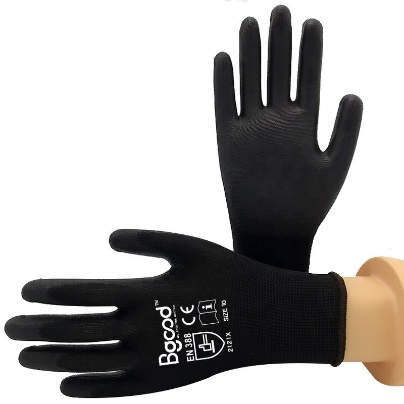 13G Polyester Gloves Supplier - Wholesale PU Palm Coated