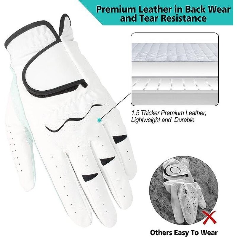 Best Selling Golf Gloves Manufacturer - Sports Cabretta Leather