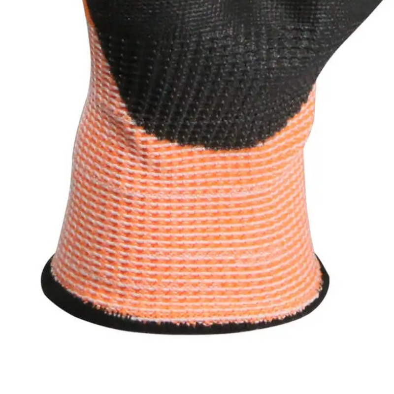 HPPE Cut Resistant Gloves Manufacturer - Orange Shell Level