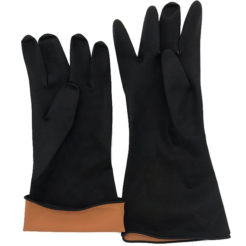 Extra Long Cuff Gloves Supplier - 55 CM Acid Alkali