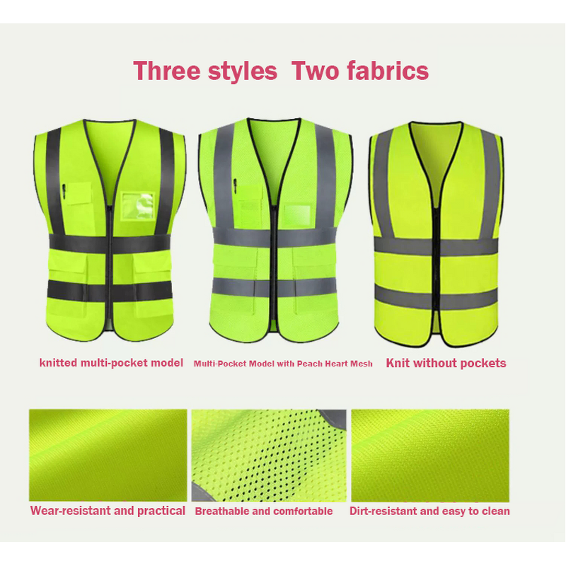 High Vis Safety Vest Supplier - Low Moq Good Polyester