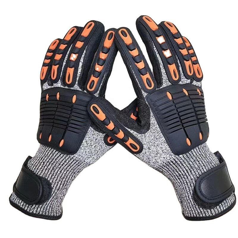 TPR Mechanic Gloves Manufacturer - HPPE Level 5 Anti