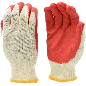 Printed Gloves Supplier - Comfort Polyester Cotton Shell