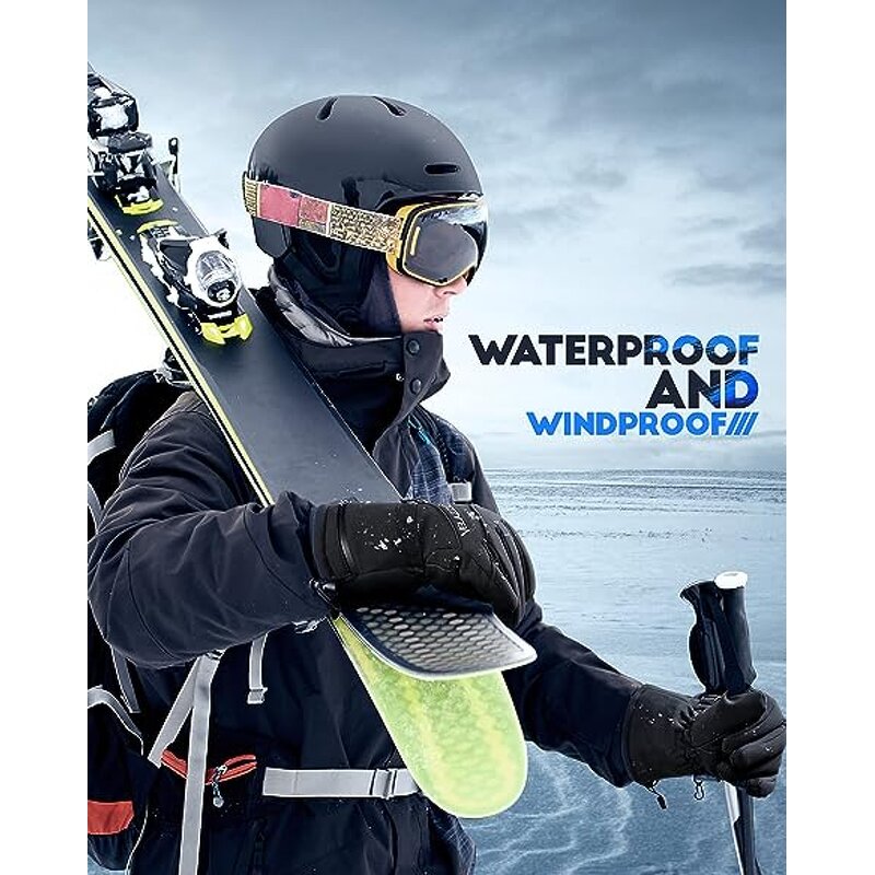 Waterproof Ski Gloves Manufacturer - -40F Touch Screen